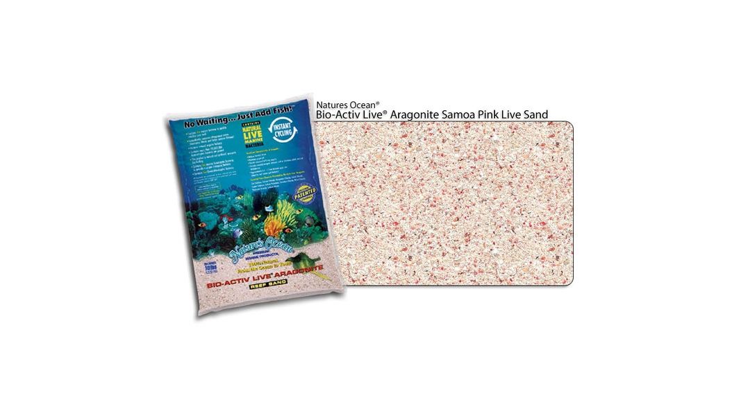 Nature's Ocean Samoa Pink Aragonite Live Sand (0,5-1,7 mm) 9,07 kg