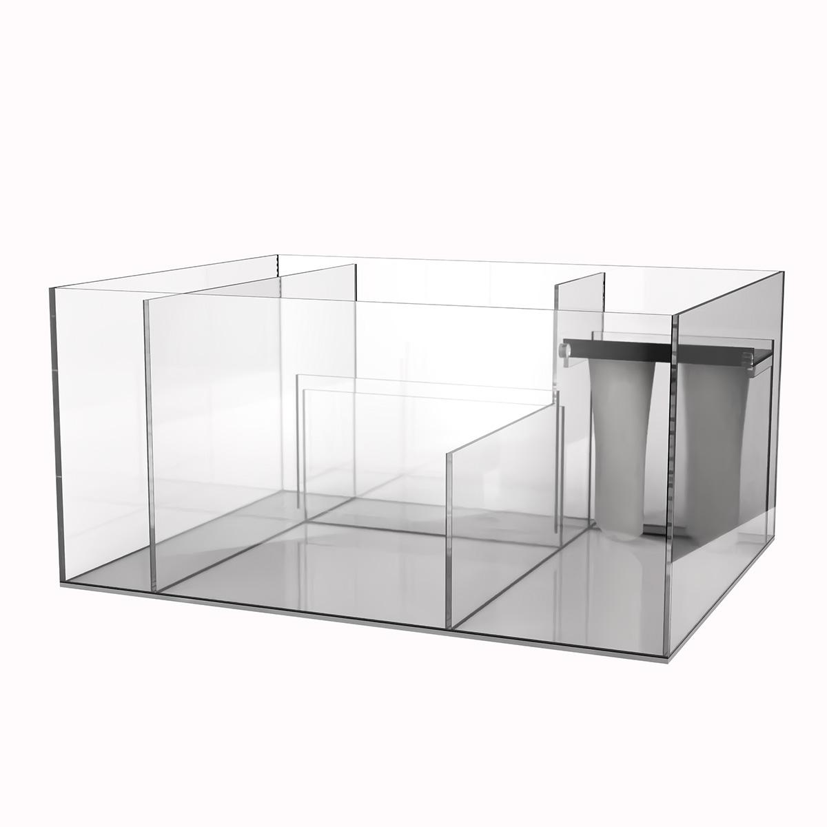 *NEU* D-D Aqua-Pro Reef Peninsula 1500 Metal Frame Anthracite Matt 150x75x56cm Aquariumsystem