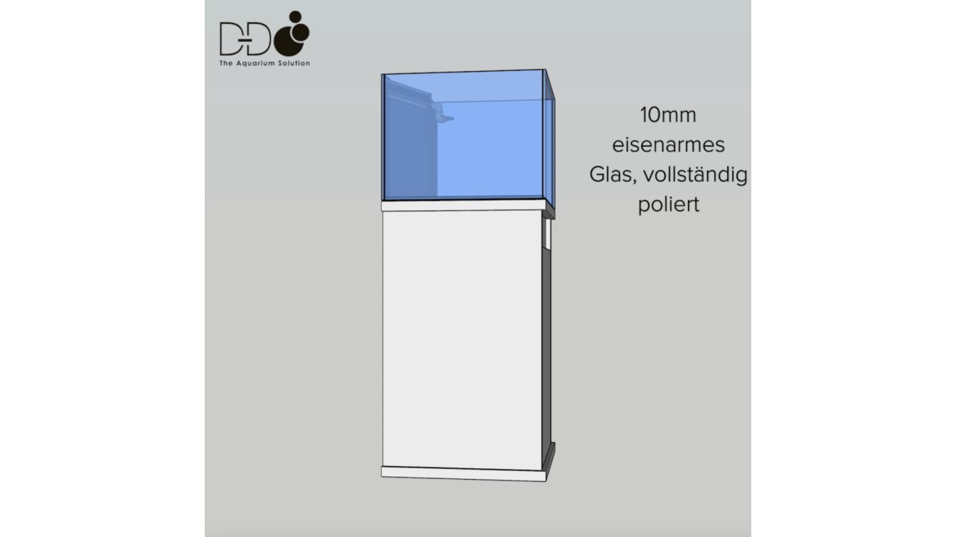 D-D Reef-Pro 600 White Gloss Aquariumsystem 60x60x46cm