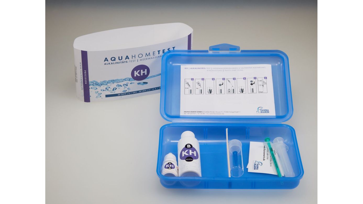 Fauna Marin AquaHomeTest KH: Alkalinität-Test für Meerwasseraquarien