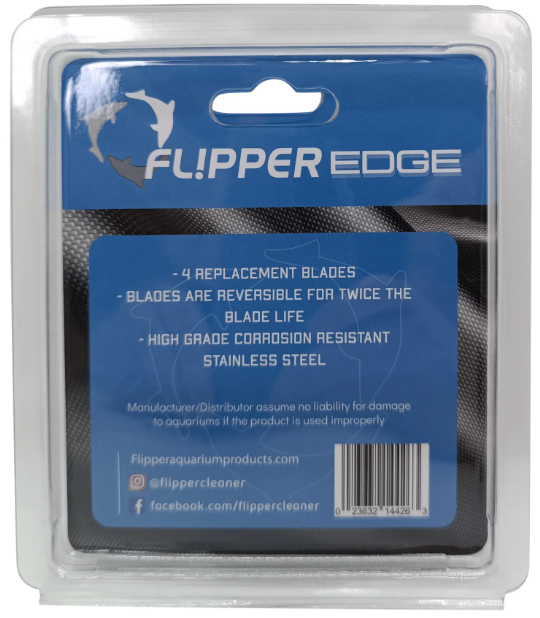 Flipper Edge Magnetreiniger Standard Ersatzklingen Edelstahl (4 St.)