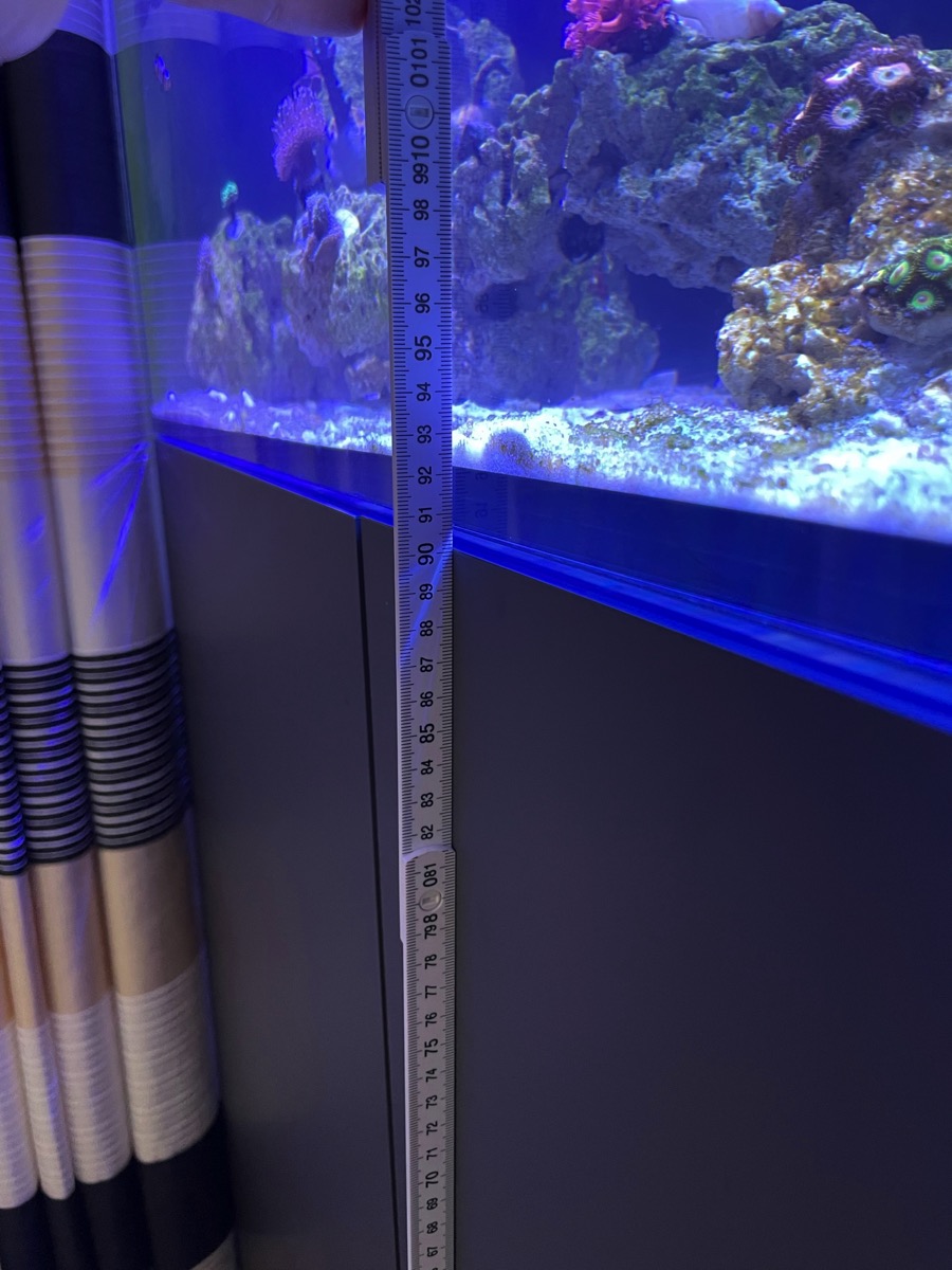 D-D AQUA-Pro Reef 1200 Black Satin 120x60x56cm Aquariumsystem mit Holzschrank