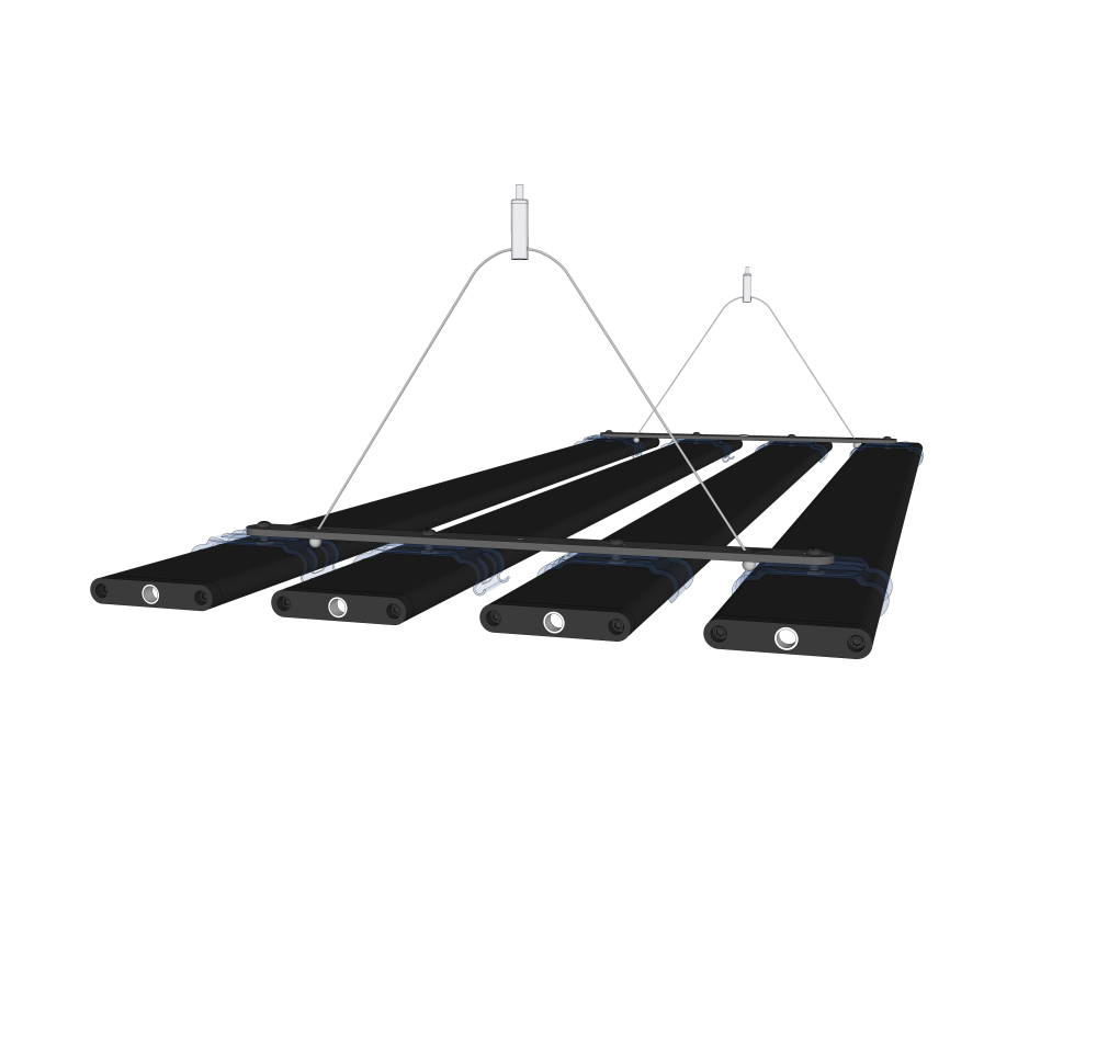 *NEU* D-D OTM Arm-Set Flat für AI Blade/Hydra (330 mm/4 Blades)