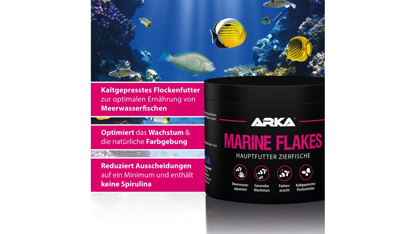 ARKA Marine Flakes Flockenfutter 250 ml (30 g)