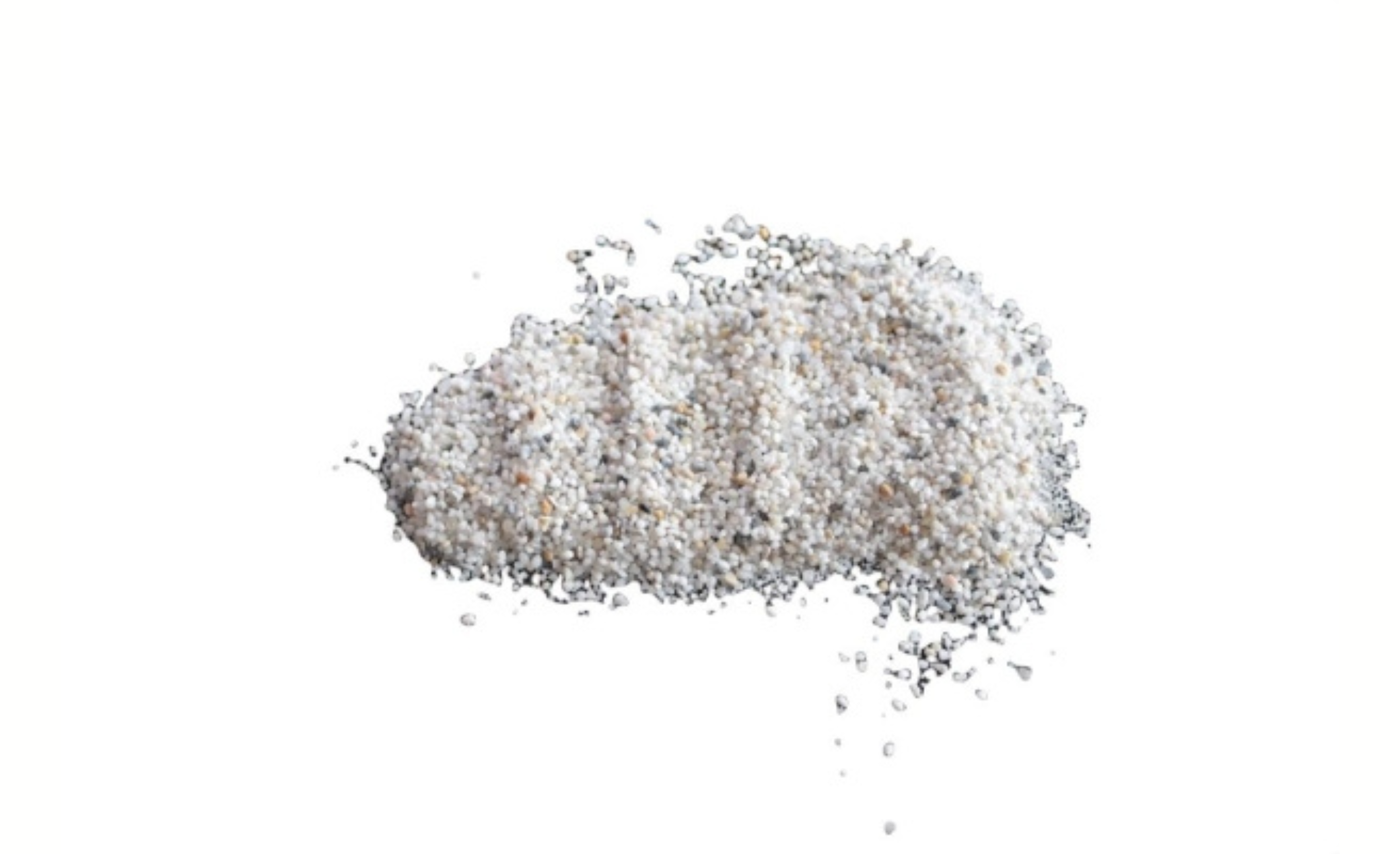 Silbermann Natural Gravel natürlicher, heller Bodengrund (2-4mm) 15 kg