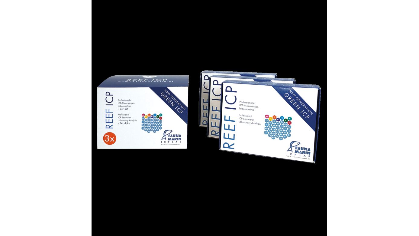 Fauna Marin Reef SRL ICP Wasseranalyse 3er Set
