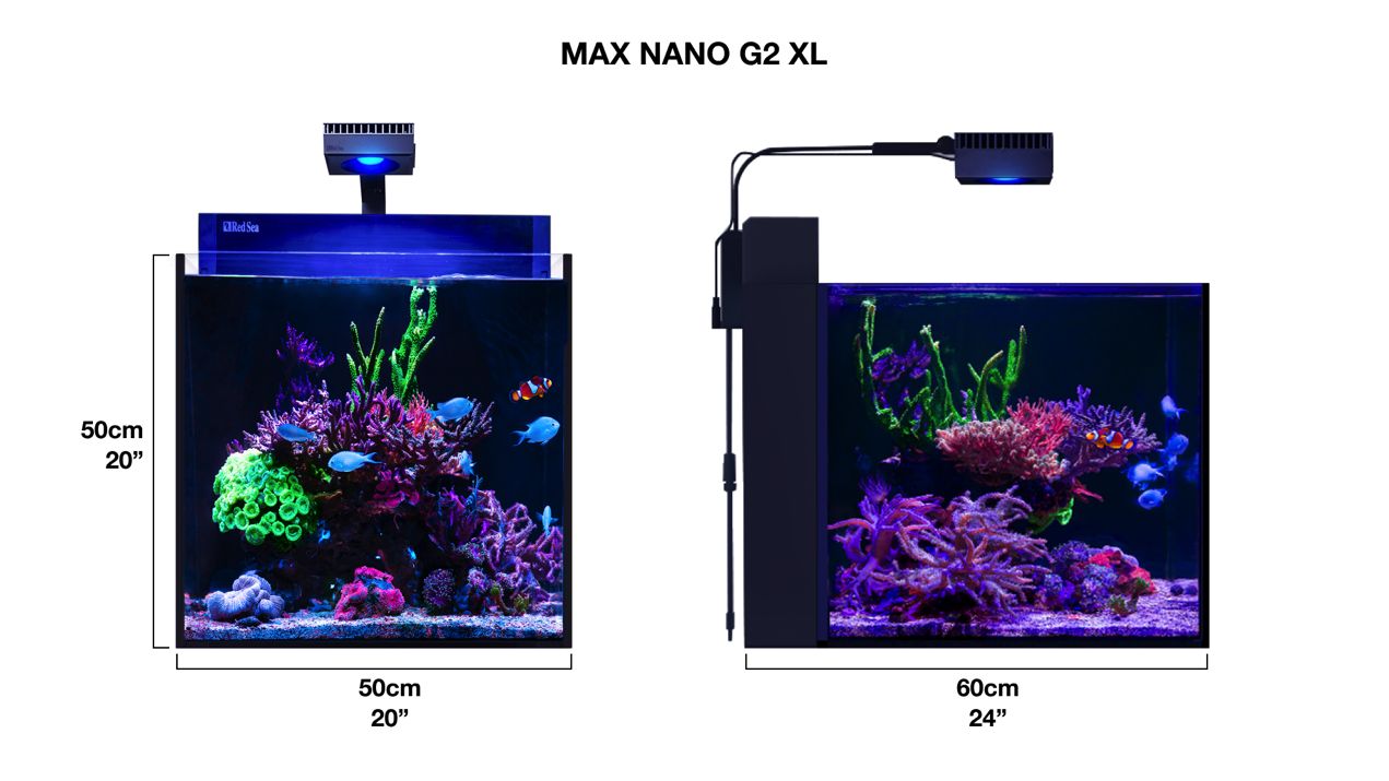 Red Sea MAX NANO G2 XL inkl. weißer Unterschrank (R40081G2)