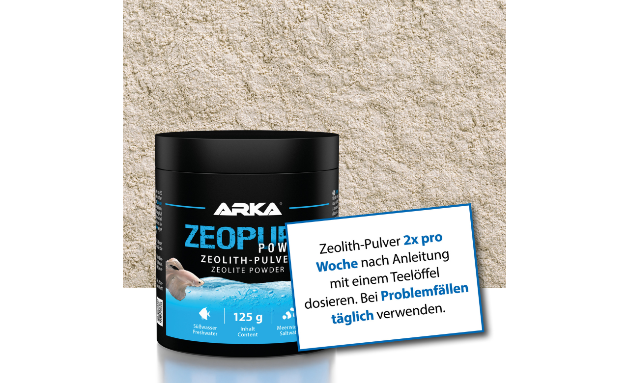 ARKA Zeopure Powder Zeolith Pulver 125 g