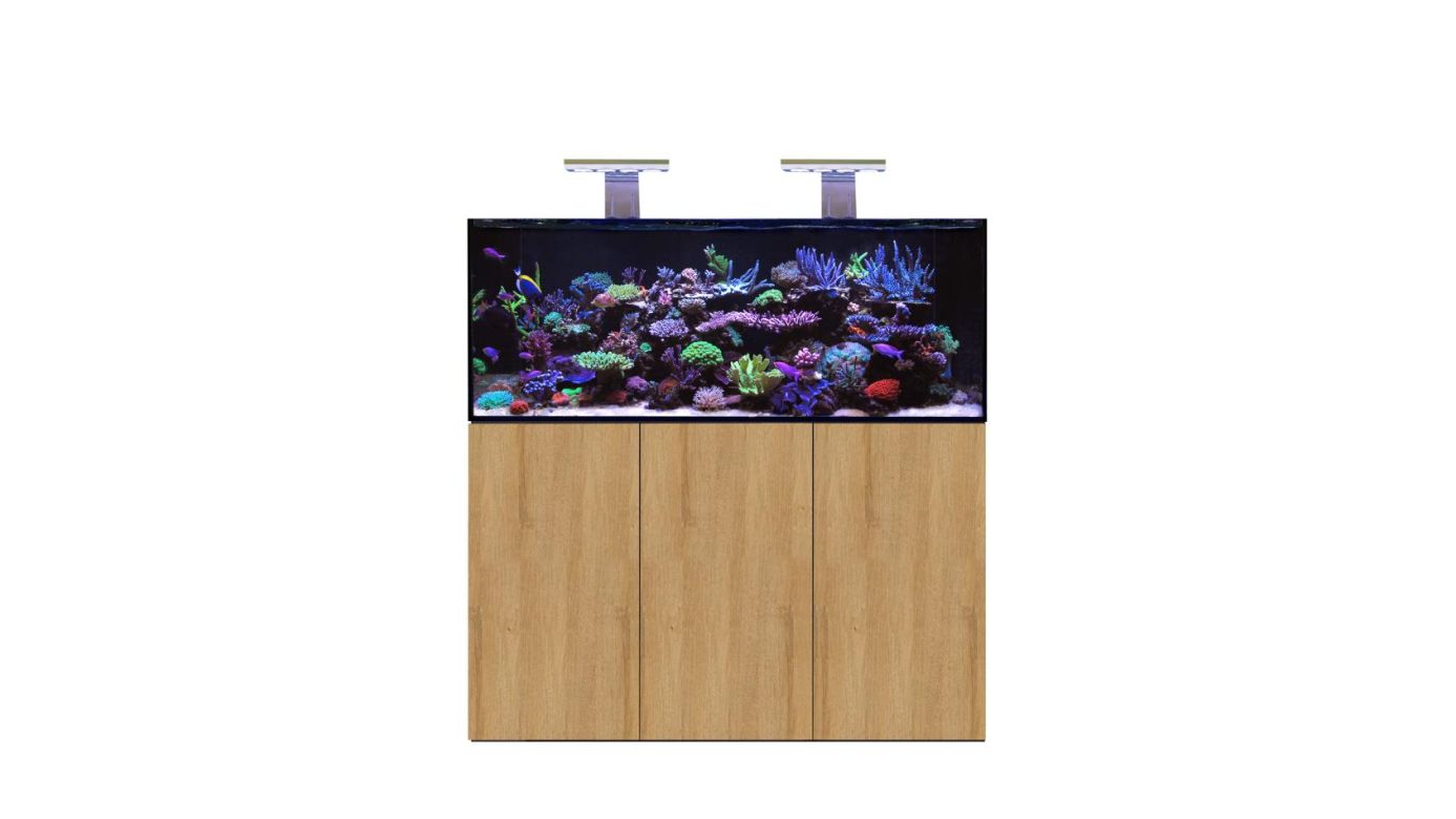 D-D AQUA-Pro Reef 1500 Metal Frame Natural Oak Aquariumsystem 150x60x56cm