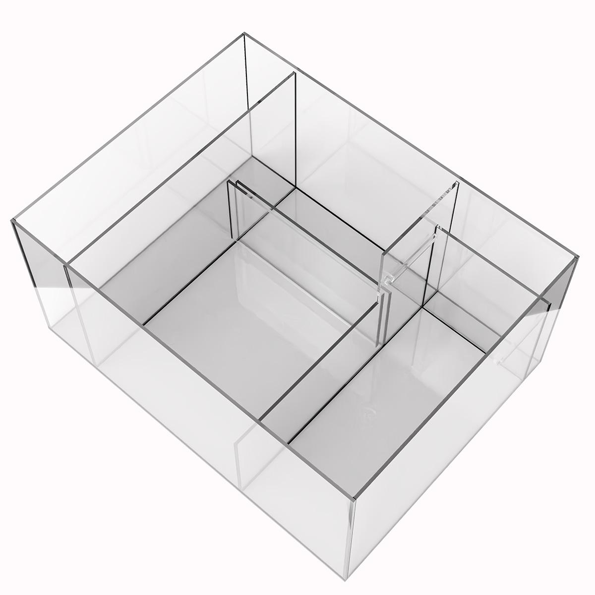 *NEU* D-D Aqua-Pro Reef Peninsula 1500 Metal Frame Anthracite Matt 150x75x56cm Aquariumsystem