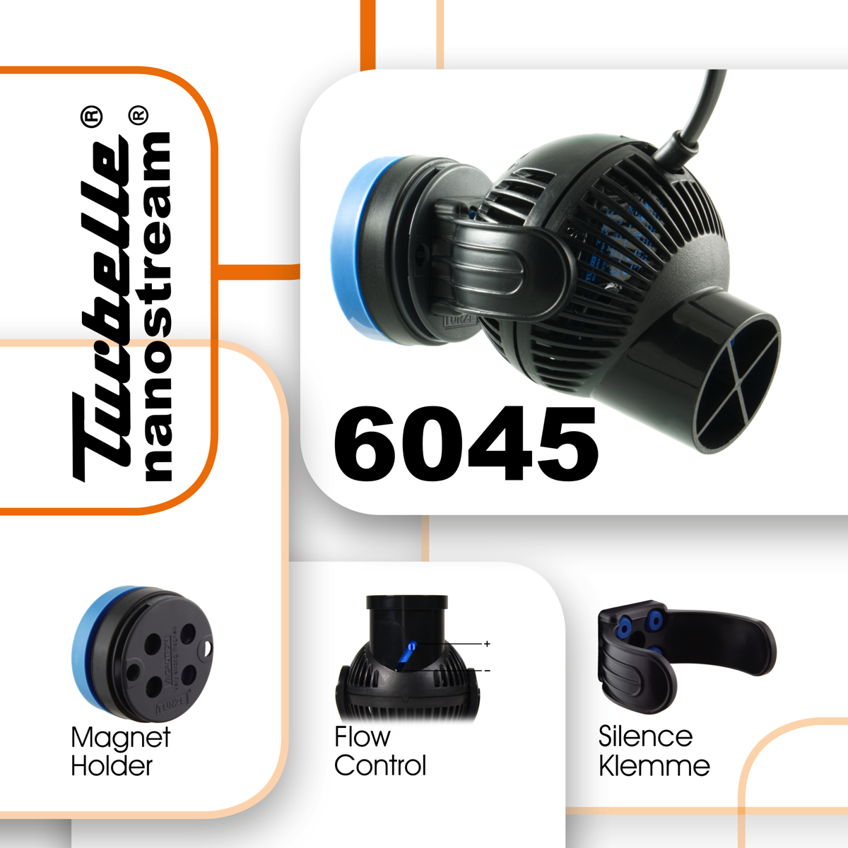 Tunze Turbelle Nanostream 6045 Strömungspumpe (max. 4500 l/h) (6045.000)