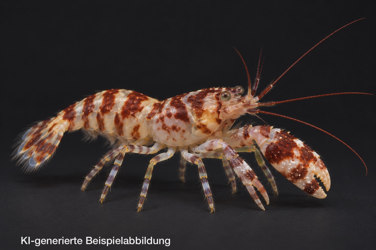 Alpheus bellulus - Tiger Knallkrebs