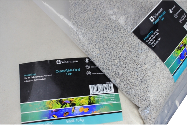 Silbermann - Ocean White Sand fein 10 kg
