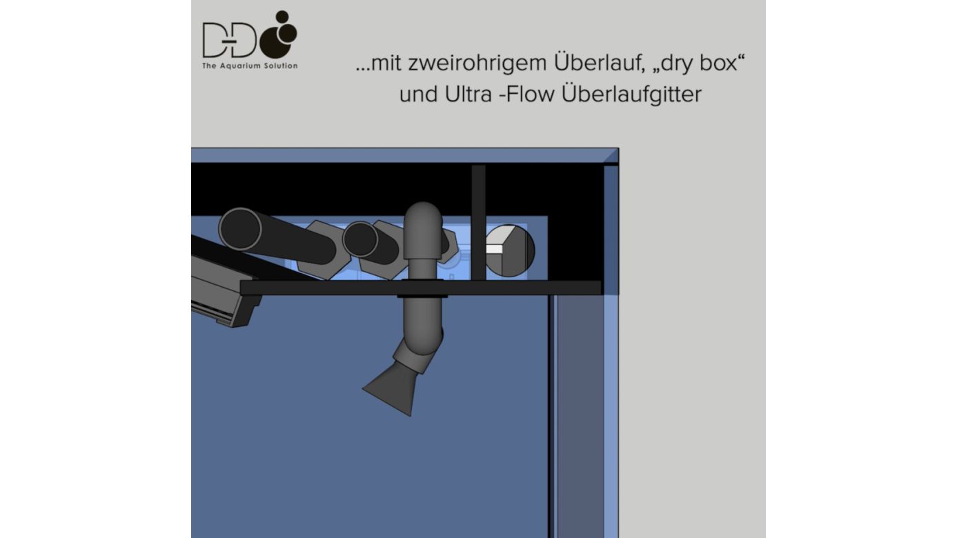 D-D Reef-Pro 600 White Gloss Aquariumsystem 60x60x46cm