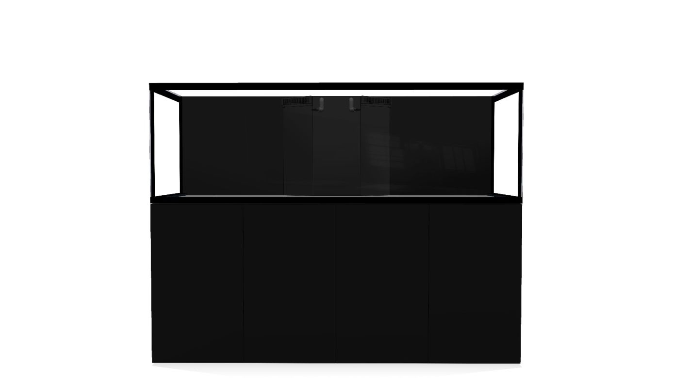 D-D AQUA-Pro Reef 2100 Metal Frame Black Satin Aquariumsystem 210x65x68cm