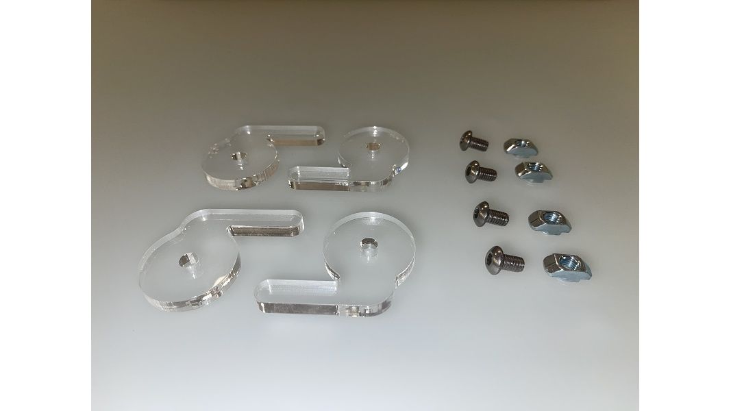 Acrylhalter Set für AI Hydra HD 32 und 64 LED