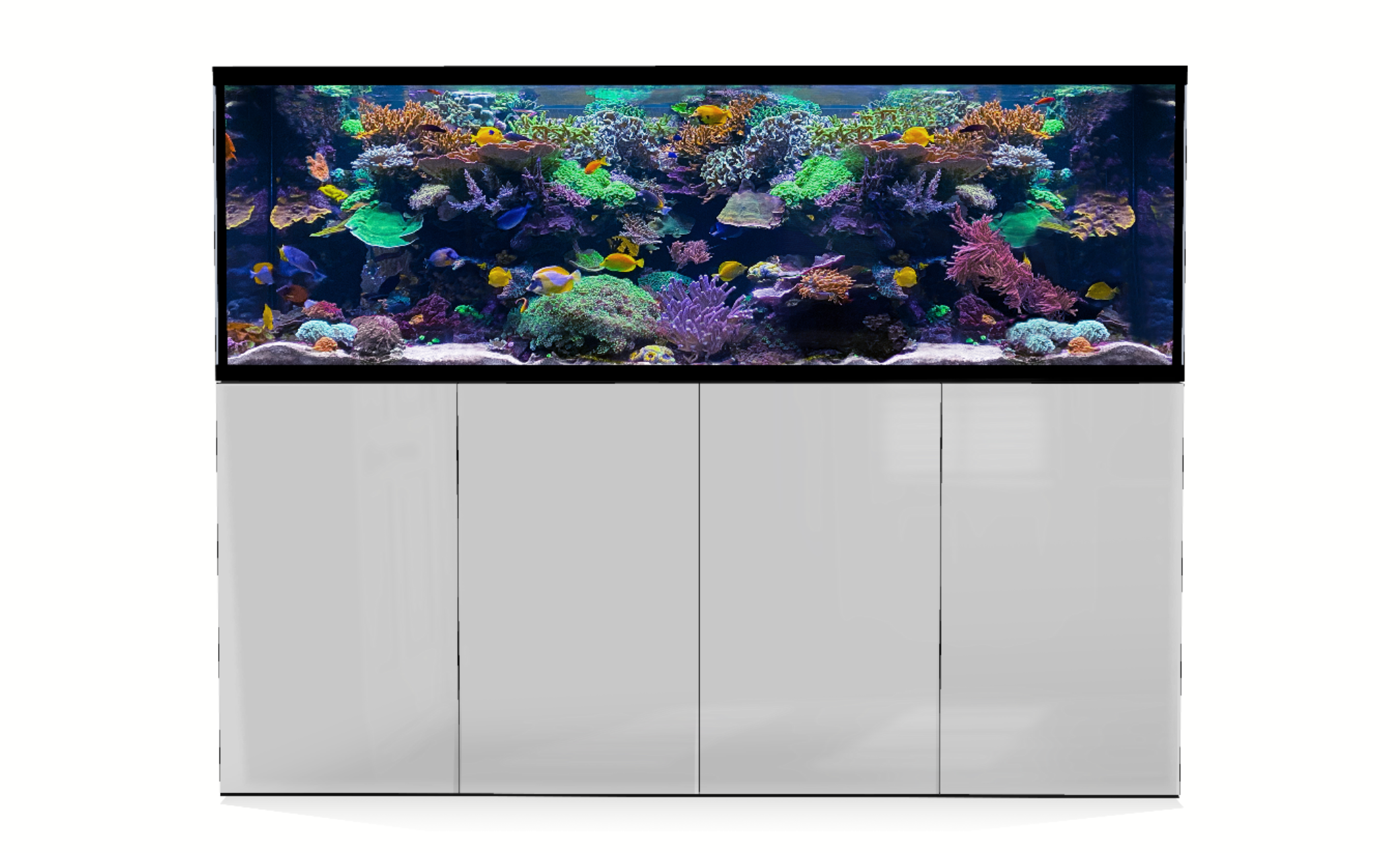 *NEU* D-D AQUA-Pro Reef 2100 Metal Frame White Gloss Aquariumsystem 210x65x68cm