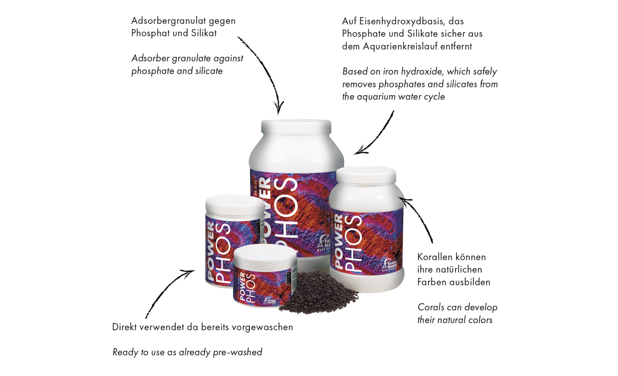 Fauna Marin Power Phos PO4 Adsorber Eisen 400 g