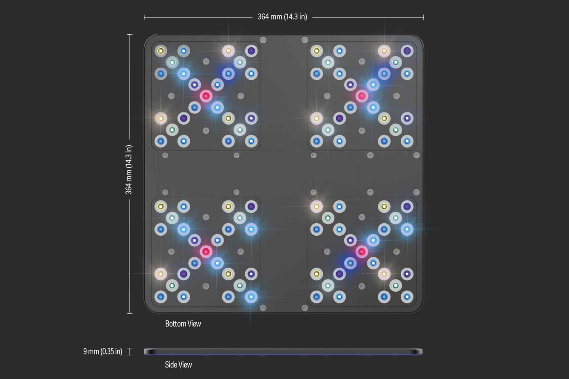 AKTION: ATI Straton X LED anthrazit (inkl. Hanging Kit)