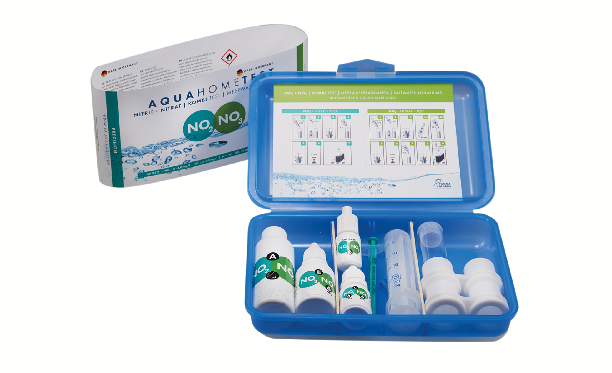Fauna Marin AquaHomeTest NO2+NO3 MHD 01/2026