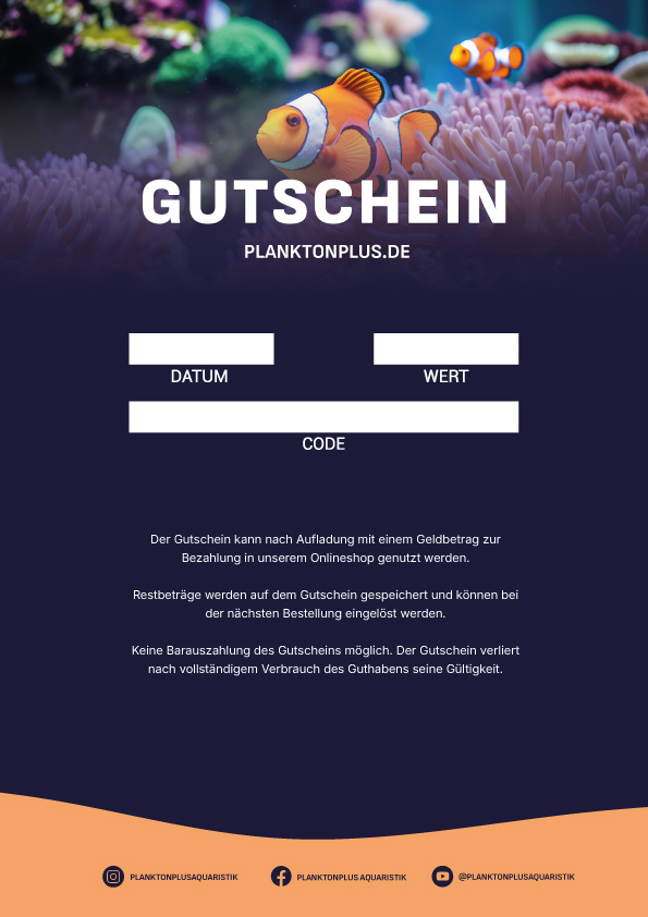 PlanktonPlus Wertgutschein 150 Euro