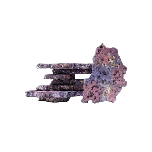 *NEU* CaribSea LifeRock Flatz Aragonit Riffgestein beidseitig geschnitten 9,07 kg