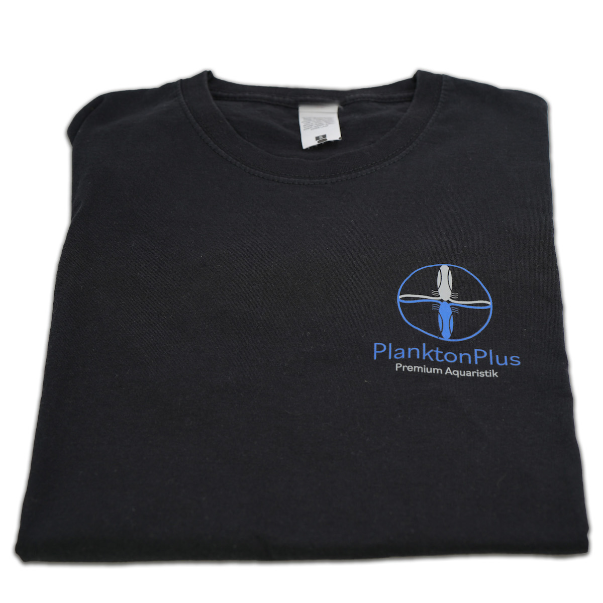 PlanktonPlus Aquaristik T-Shirt Basic schwarz - Größe S