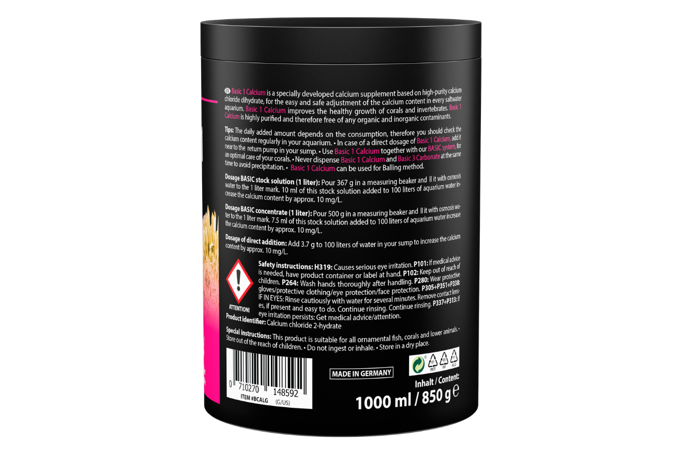 ARKA Basic 1 Calcium Grundversorgung 850 g