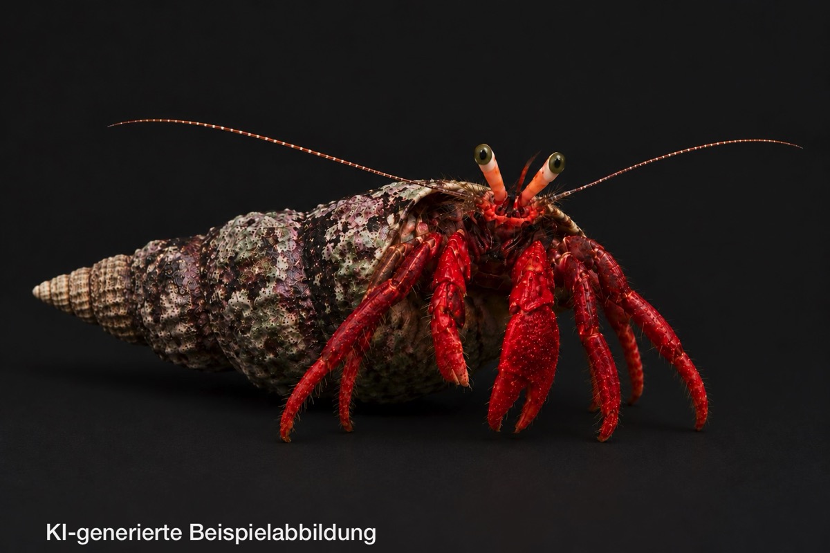 Paguristes cadenati - Roter Riffeinsiedlerkrebs