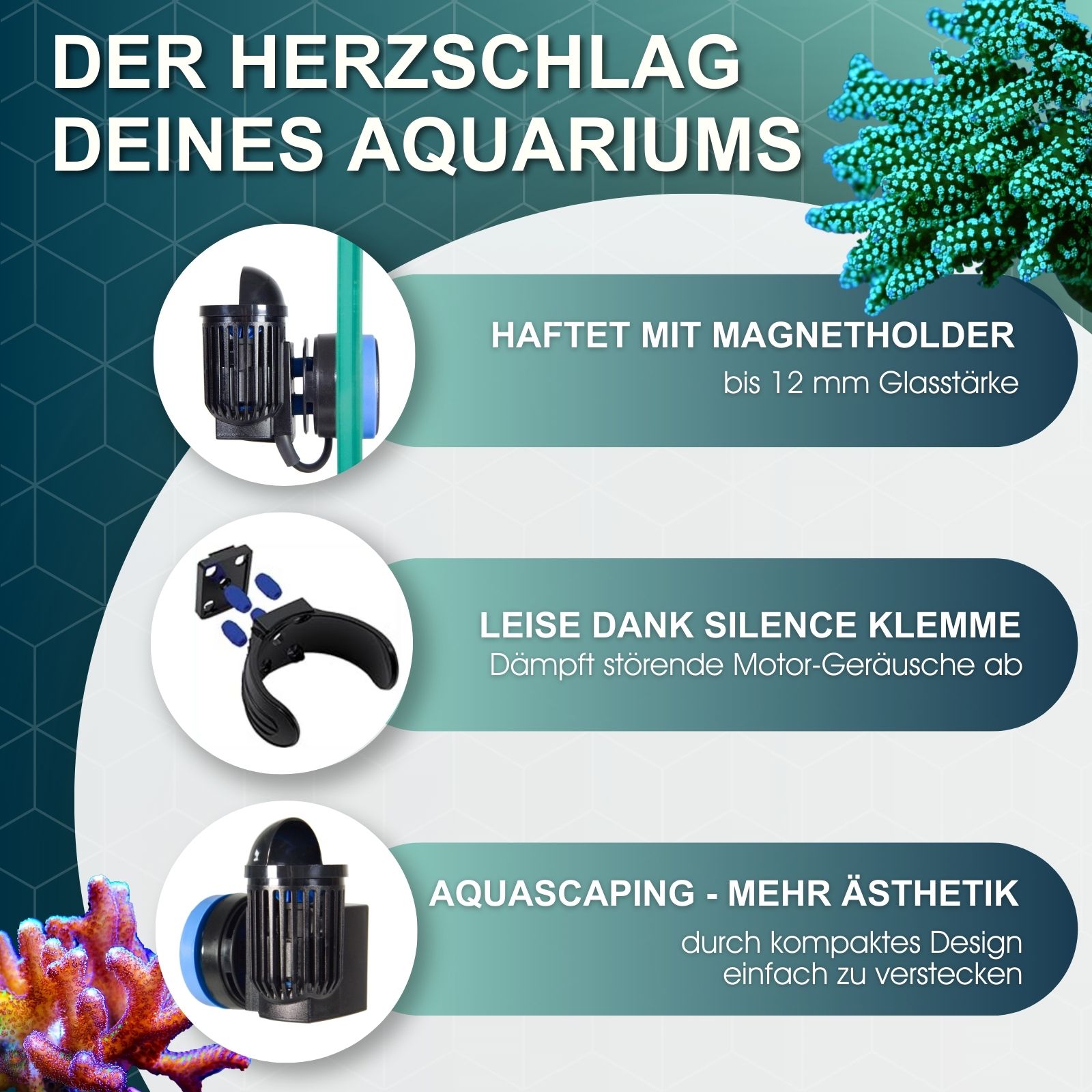 Tunze Turbelle Nanostream 6020 Strömungspumpe (max. 2500 l/h) (6020.000)