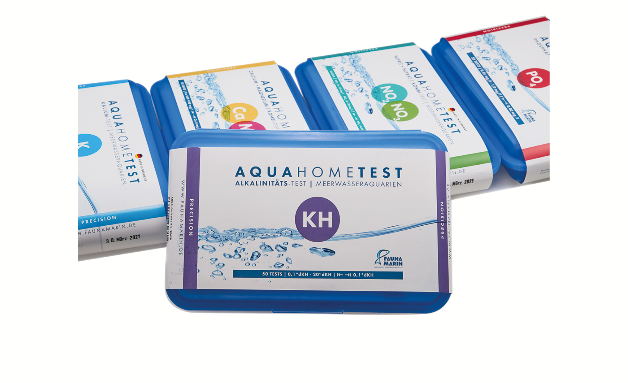 Fauna Marin AquaHomeTest KH: Alkalinität-Test für Meerwasseraquarien