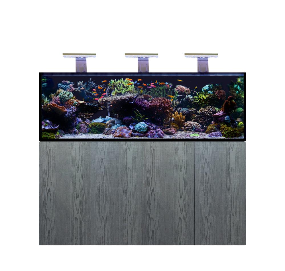 D-D AQUA-Pro Reef 1800 Metal Frame Carbon Oak Aquariumsystem 180x60x56cm