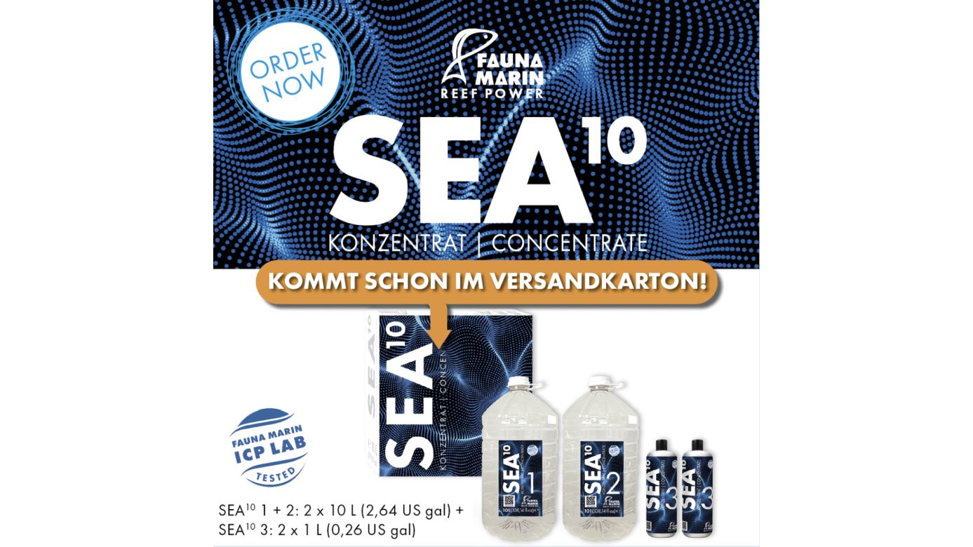 Fauna Marin SEA10 Konzentrat 2x10L + 2x1L (für 200L)