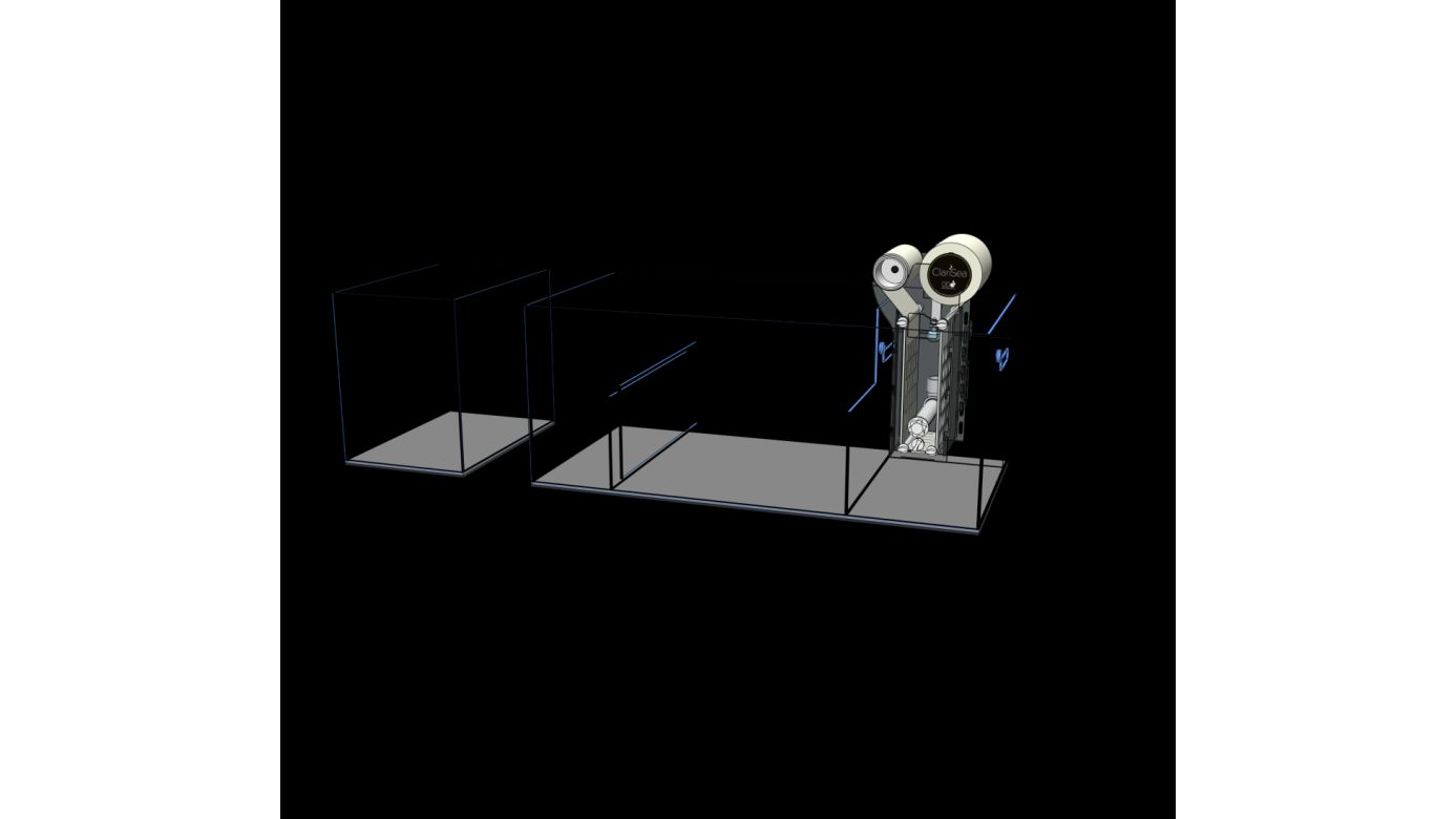 *NEU* D-D AQUA-Pro Reef 2100 Metal Frame Anthracite Gloss Aquariumsystem 210x65x68cm