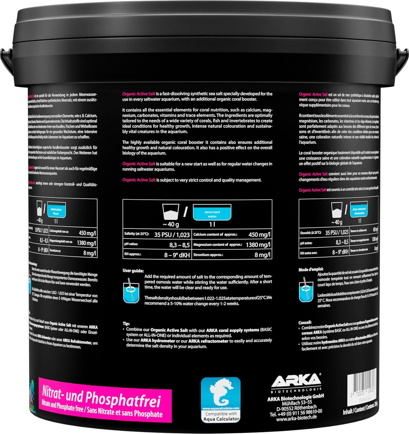 ARKA Organic Active Salt 20kg ARKA Organic Active Salt 20kg