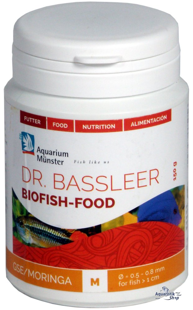 Dr. Bassleer Biofish Food GSE/MORINGA M 60 g