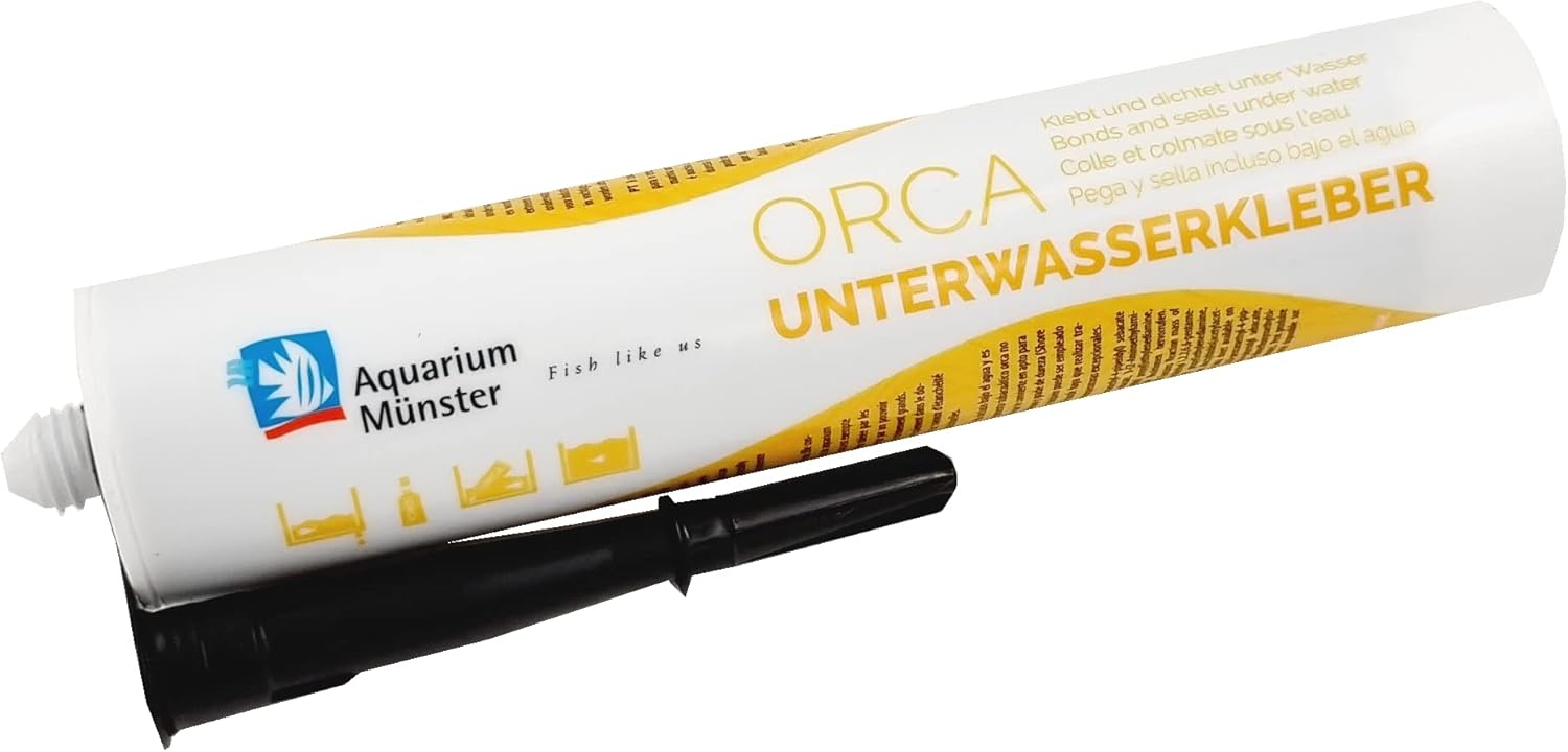 Aquarium Münster ORCA Unterwasserkleber schwarz 450 g