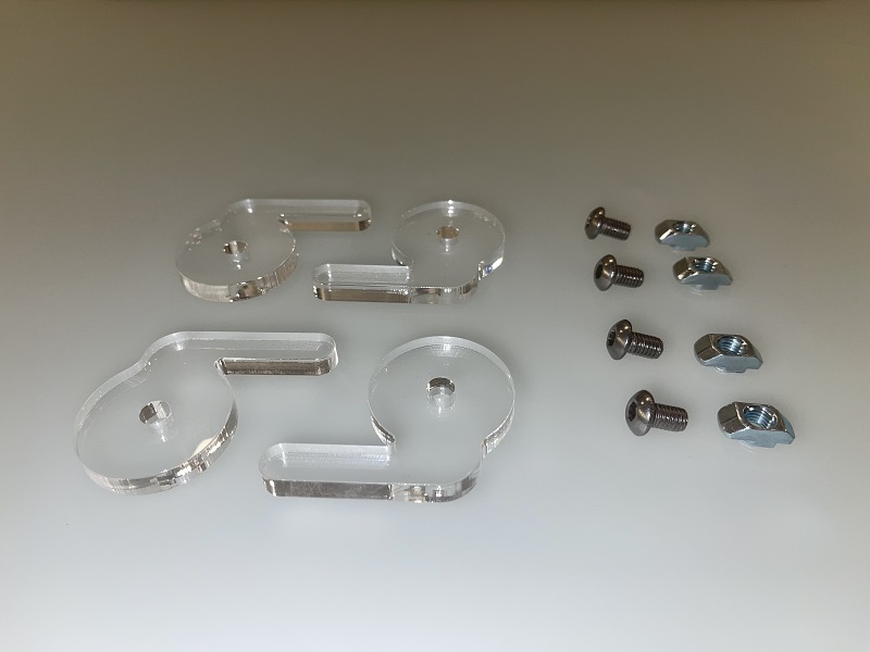 Acrylhalter Set für AI Hydra HD 32 und 64 LED
