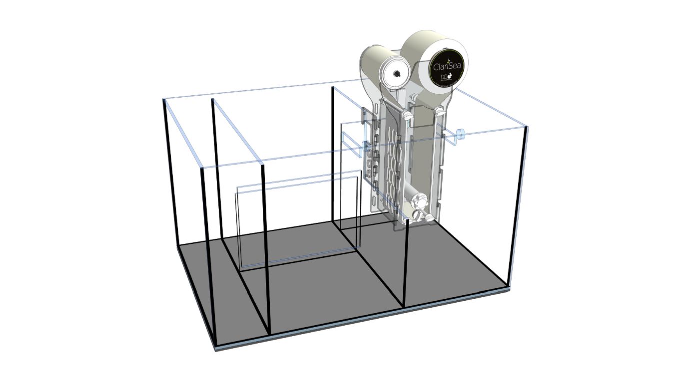 D-D AQUA-Pro Reef 900 Anthracite Matt 90x50x56cm Aquariumsystem mit Holzschrank