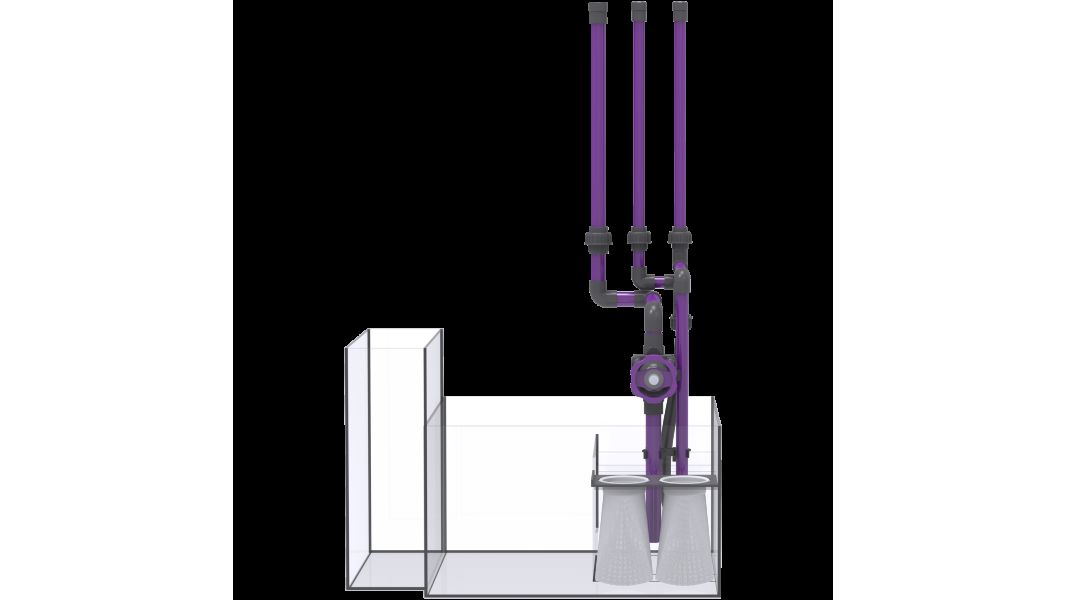 Nyos Opus G2 440 Slim-Line grey (125x55x55cm) 378 Liter