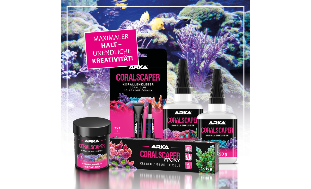 ARKA Coralscaper Gel Korallenkleber Sekundenkleber 2x3 g