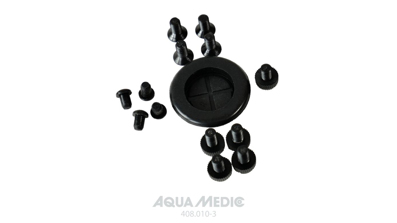 Aqua Medic Ocean Clear Satz Schrauben + Gummistopfen Ersatzteil (408.010-3)