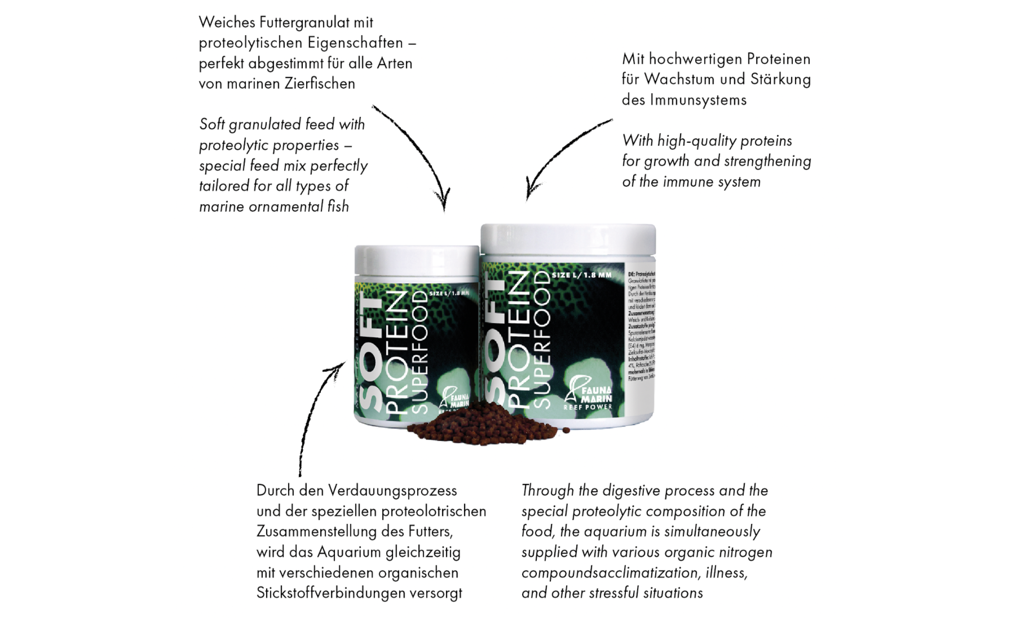 Fauna Marin Soft Protein Superfood M Granulatfutter 150 g