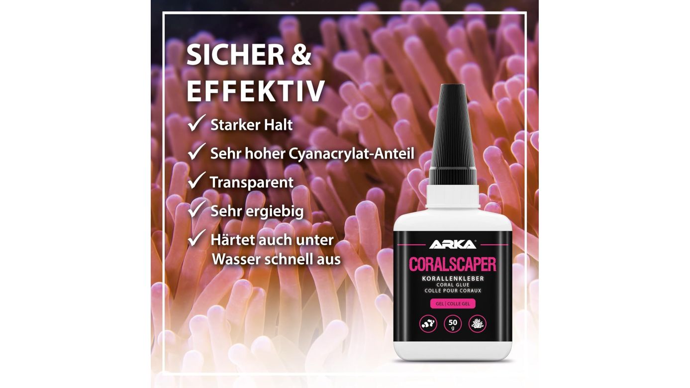 ARKA Coralscaper Gel Korallen Sekundenkleber 50 g