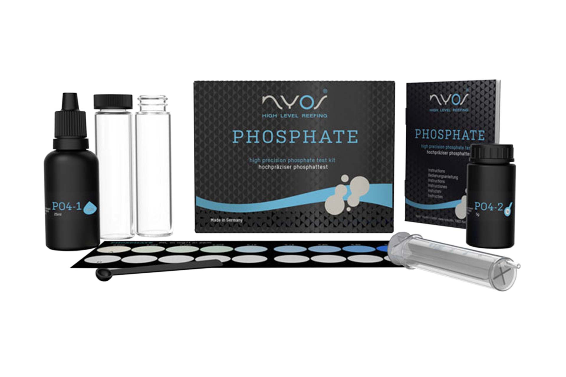 Nyos Phosphate Reefer Phosphat Test 0.025–1.00 mg/l PO4 (50 St.)