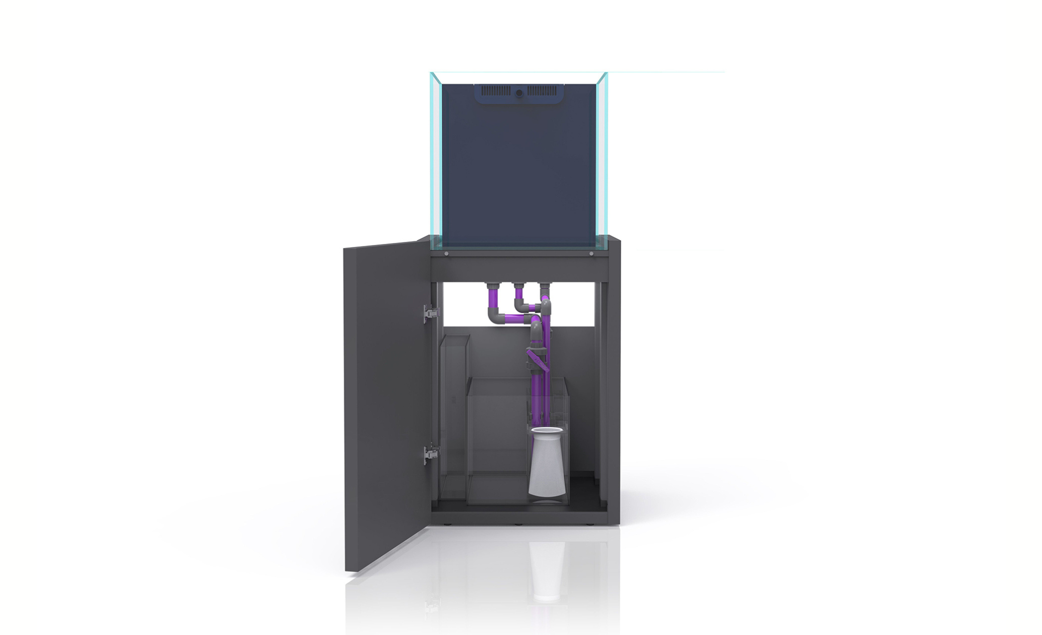 Nyos OPUS G2 200 Pro-Line grey (55x55x55cm) 166 Liter