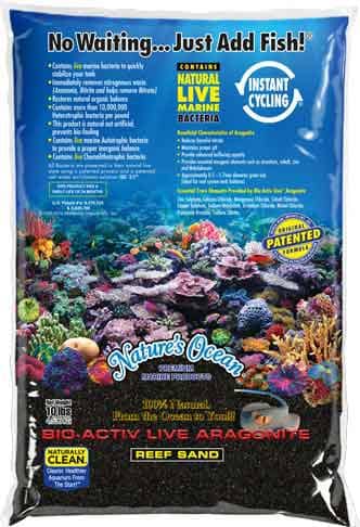 Nature's Ocean Black Beach Live Sand (0,5-1,7 mm) 9,07 kg