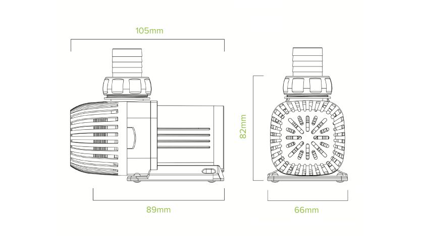 D-D Funktion 2000 DC Pumpe (max. 2000 l/h)