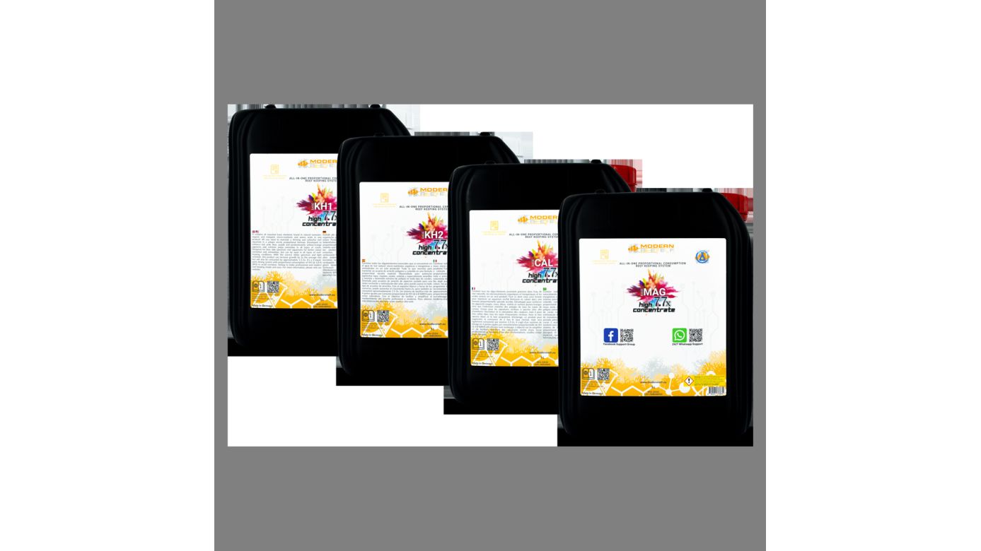 *NEU* Modern Reef All-in-one Proportional Consumption Reef-Keeping System 7.7x High Concentrate (RKS 7.7x) 4x5L Set