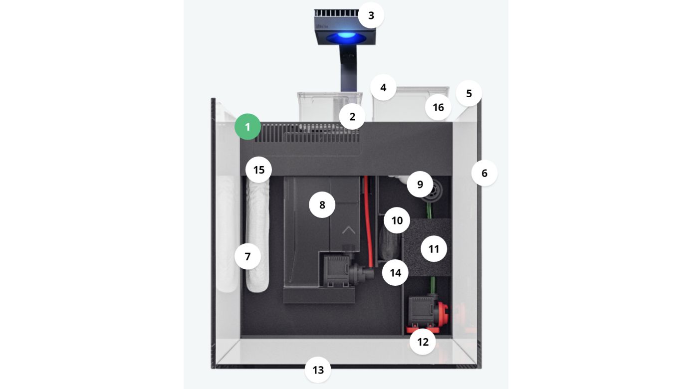 Red Sea MAX NANO G2 Peninsula exkl. Unterschrank (R40007G2)